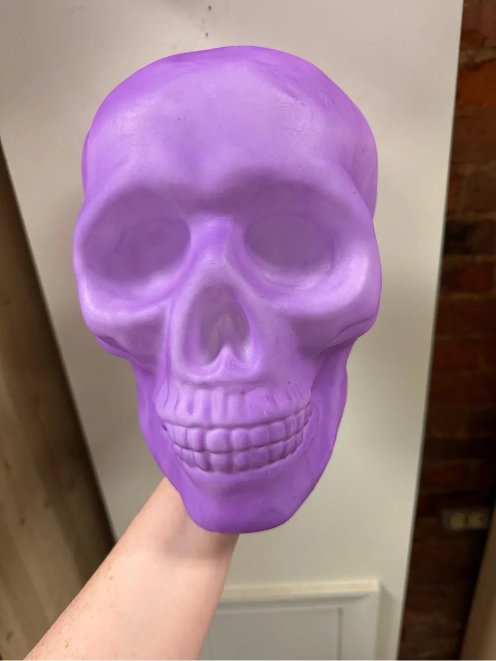 Ashland Halloween Color Changing Light up Skull